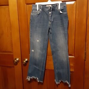 We The Free Mid Rise Straight Jeans